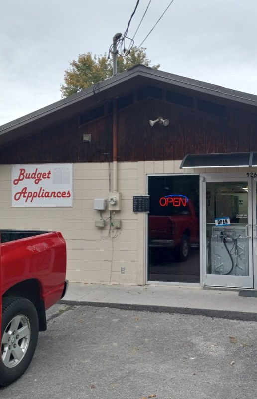 Budget Appliances LLC storefront in Sevierville